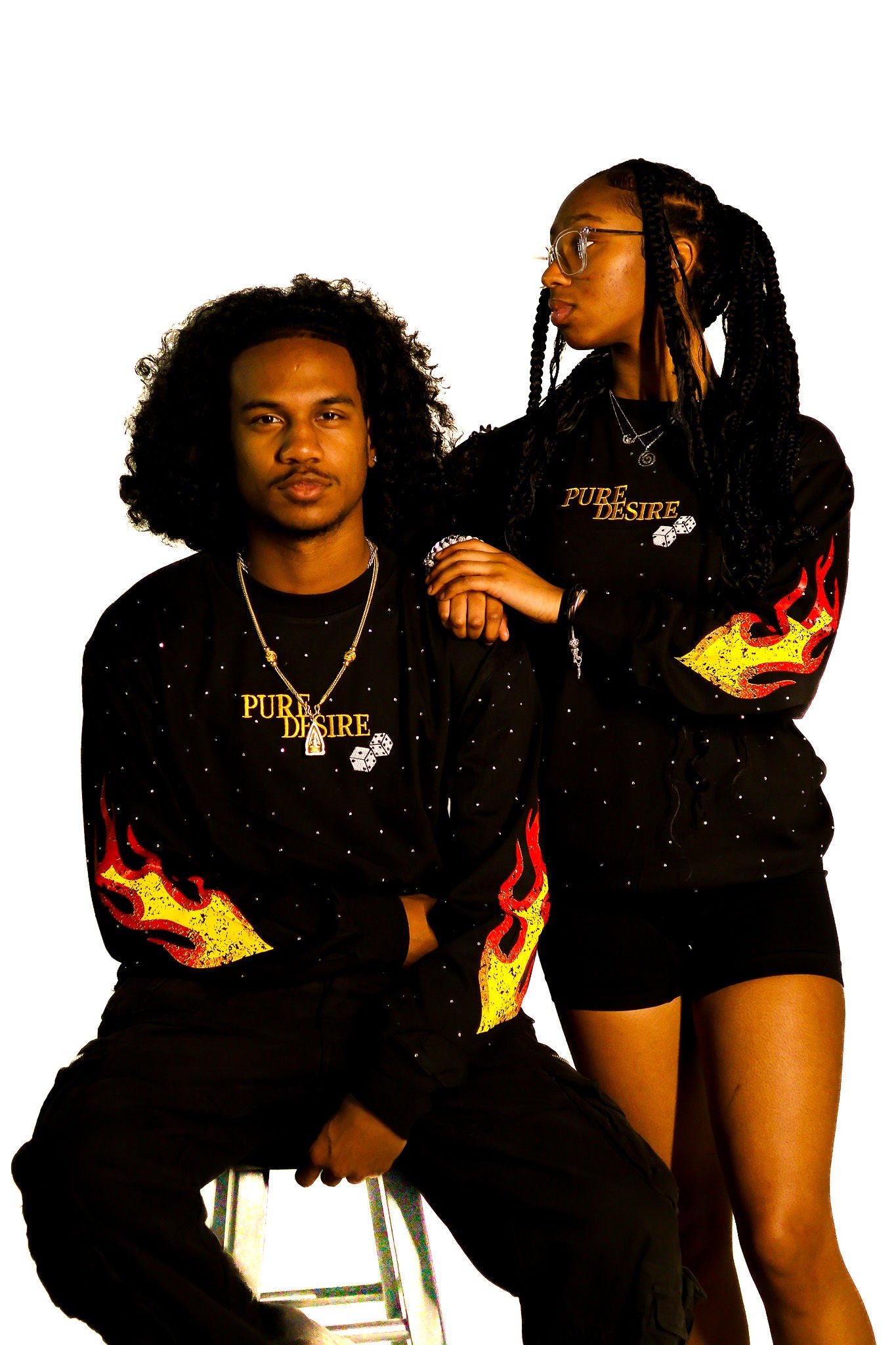 PURE DESIRE – RhineStone Long Sleeve